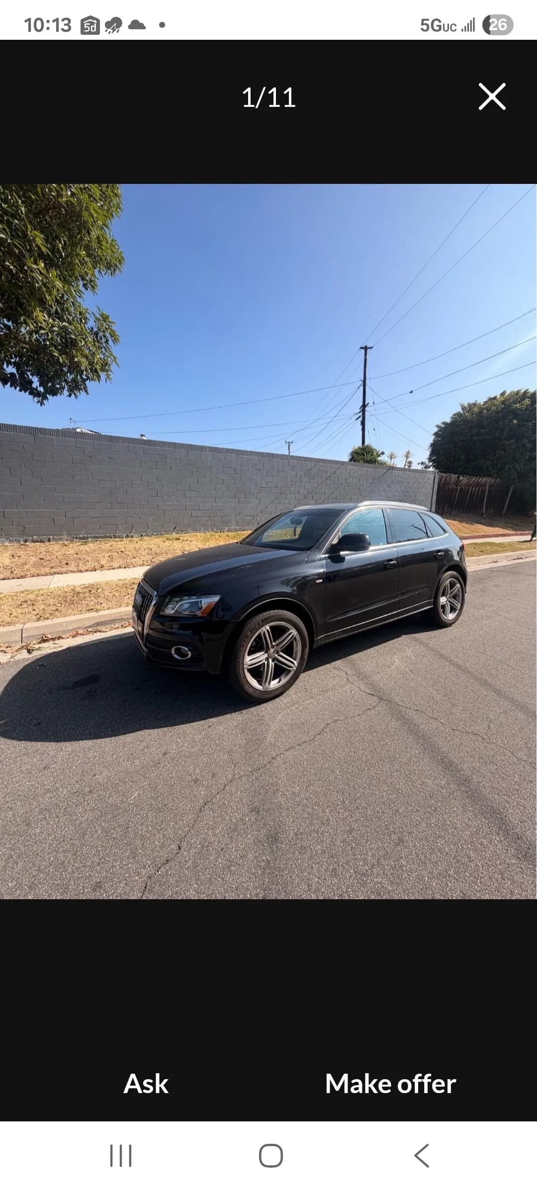 2011 Audi Q5 - 2012 년 아우디 Q5 상태 깨끗하고 성능좋고 고장 없음