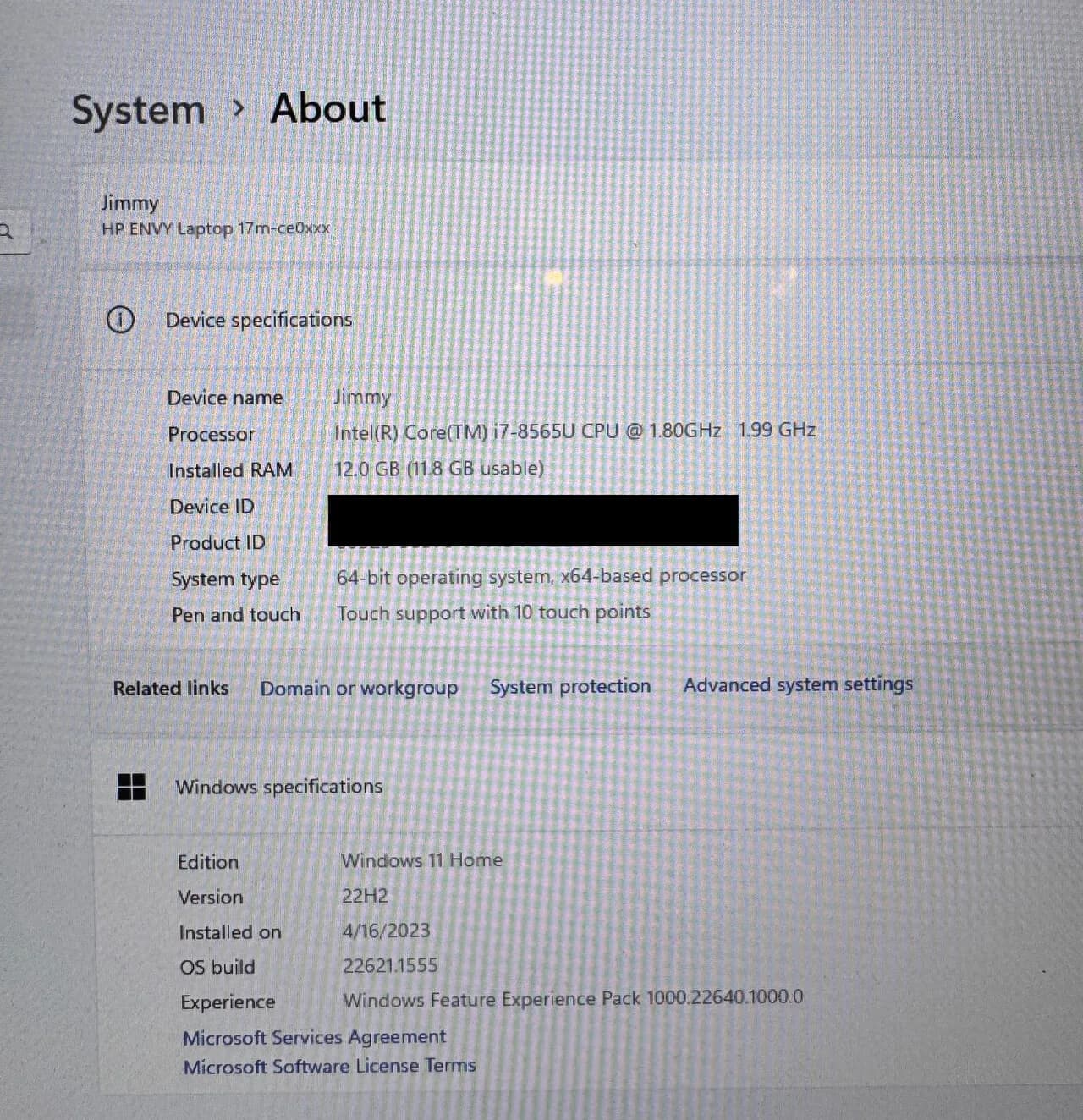 HP ENVY 17인치(17m-ce0xxx) 노트북 랩탑 판매합니다.
					전자/가전
					Los Angeles