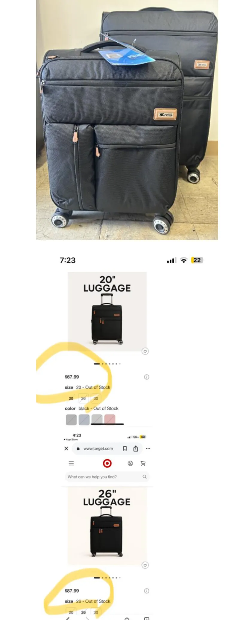 New)여행용 캐리어 가방 Luggage
					무빙세일
					한인타운