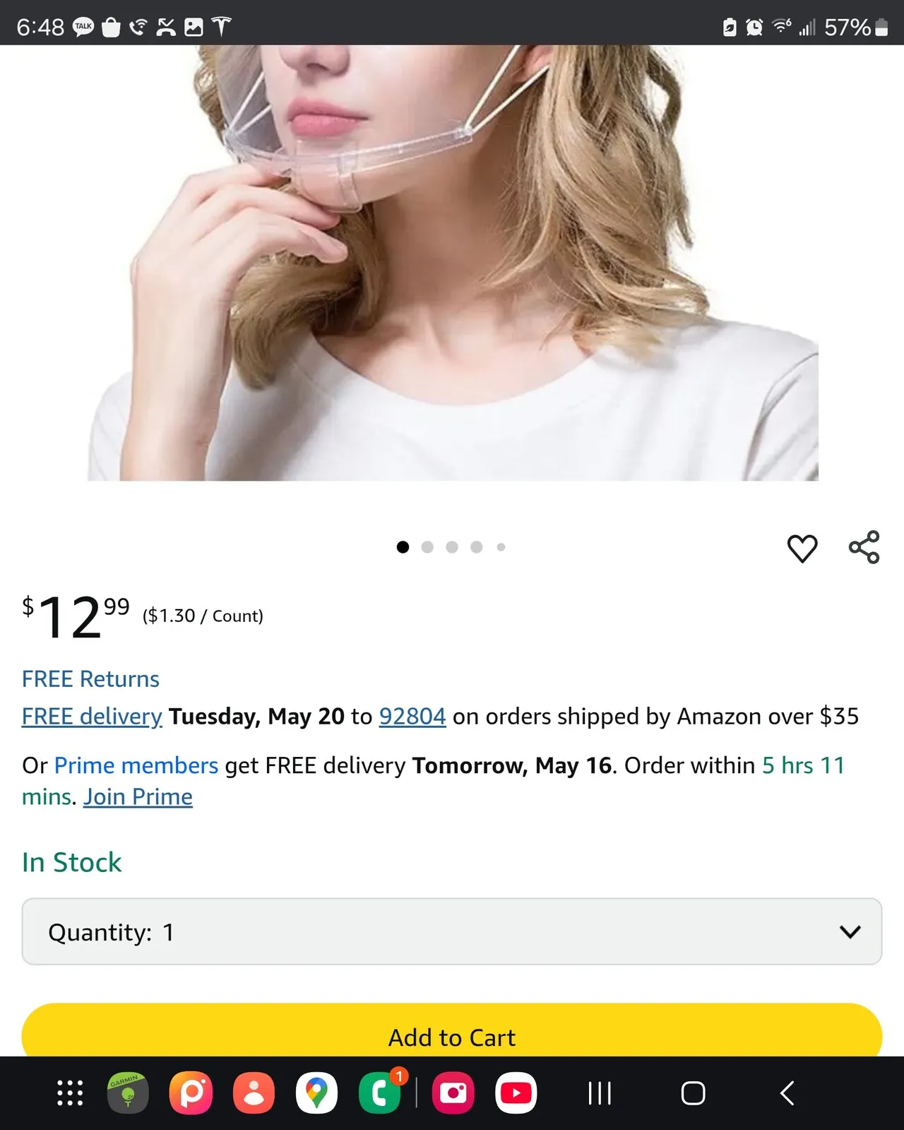 Clear Transparent Sanitary Mask 한박스에 100 개 드러있습니다.
					기타
					La Mirada
