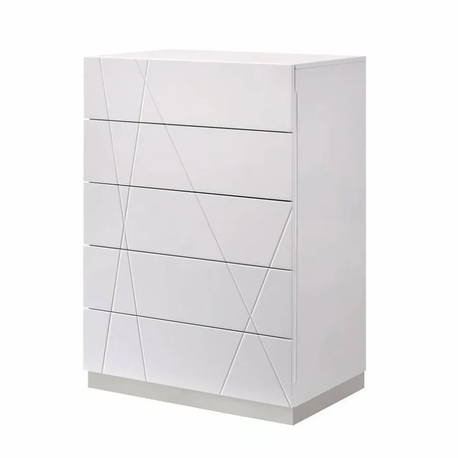NEW Mchenry 30 W 5 - Drawer Dresser Glossy White
					가구
					Fullerton