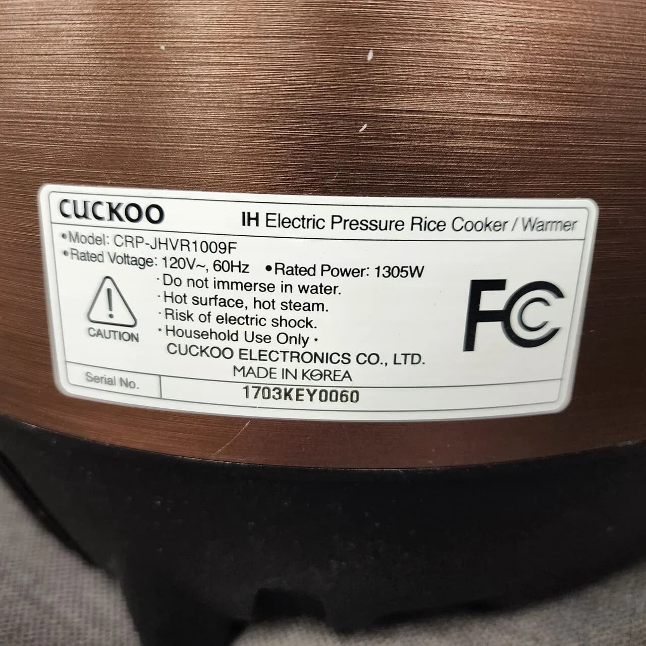 쿠쿠10-Cup IH Pressure Rice Cooker (CRP-JHR1)
					무빙세일
					Los Angeles