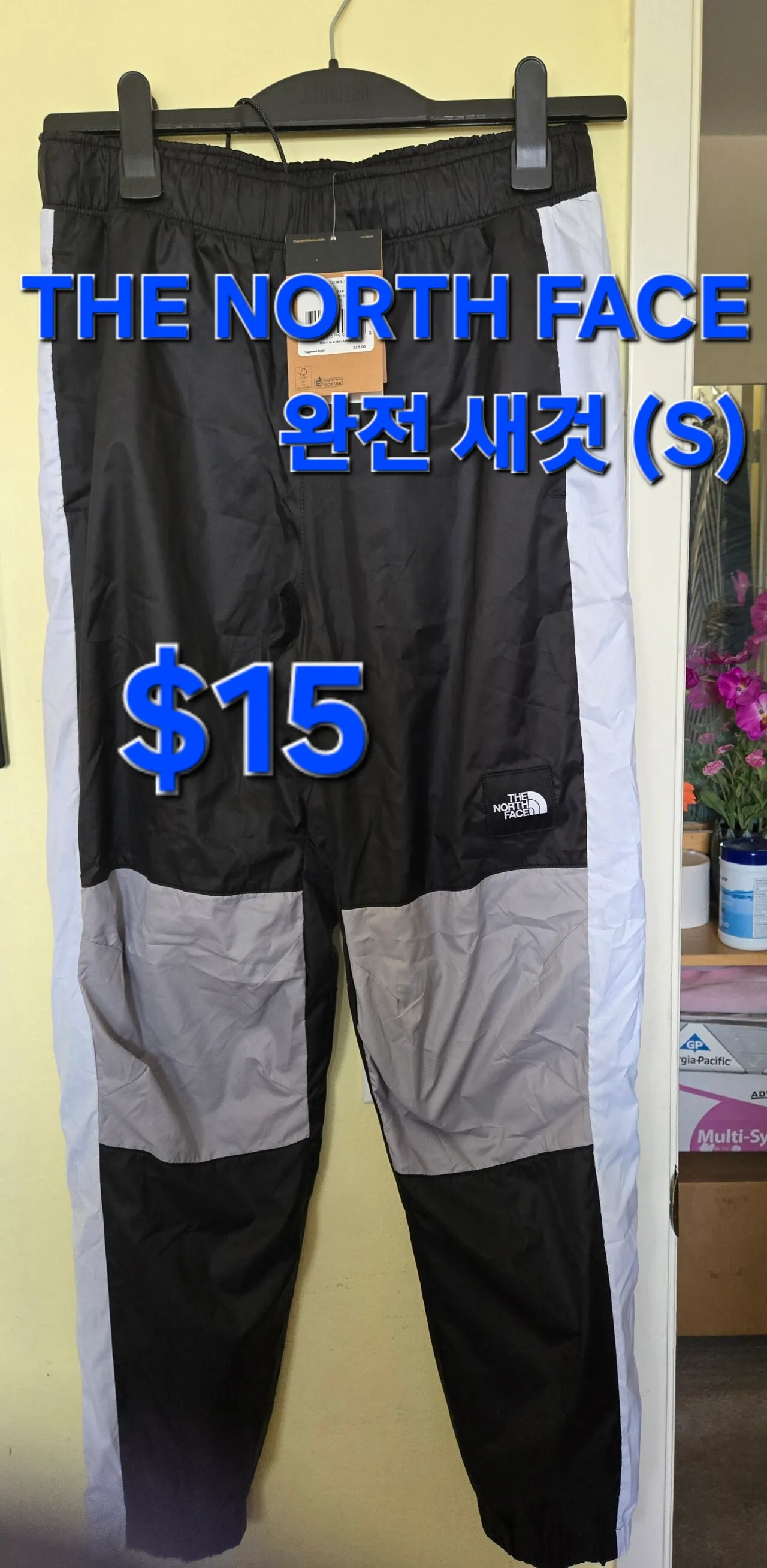 완전 새것. $119 인데 $15 (THE NORTH FACE ( S )
					의류/패션
					Buena Park
