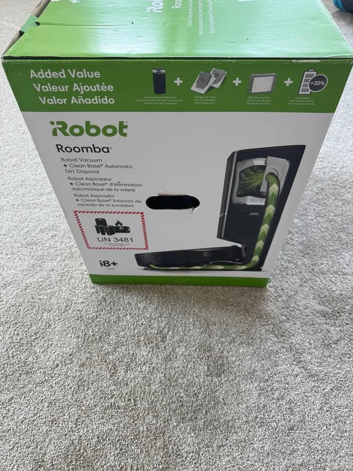 (새제품) 룸바 로봇 청소기 iRobot Roomba i8+
					전자/가전
					Los Angeles