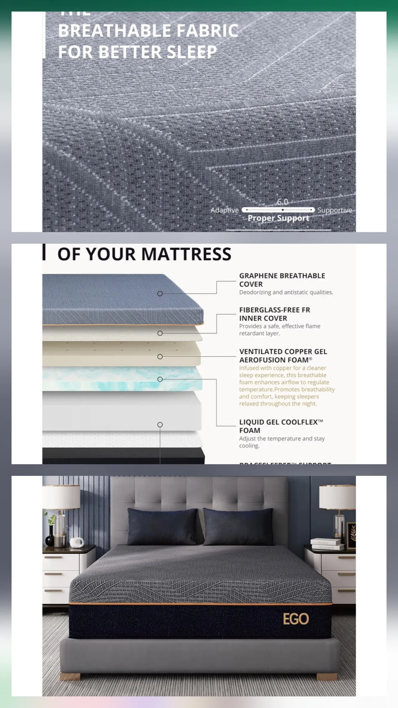 12 memory foam mattress (queen size)
					가구
					한타