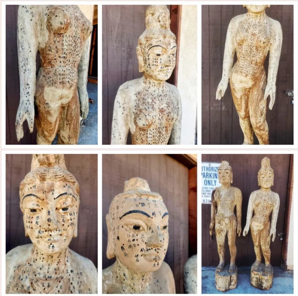 나무로 깎은 침구동인 조각상 (앤틱)
					무빙세일
					Cypress