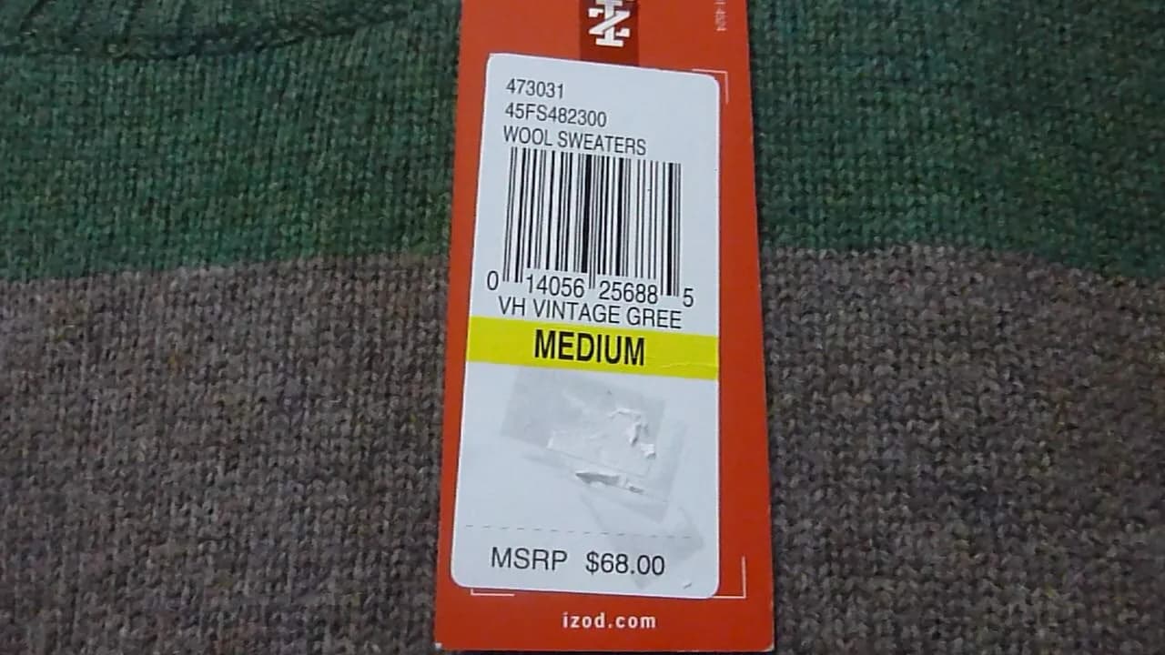 NEW-IZOD- WOOL-75%-SWEATERS-MEDIUM-남녀공용
					의류/패션
					Los Angeles