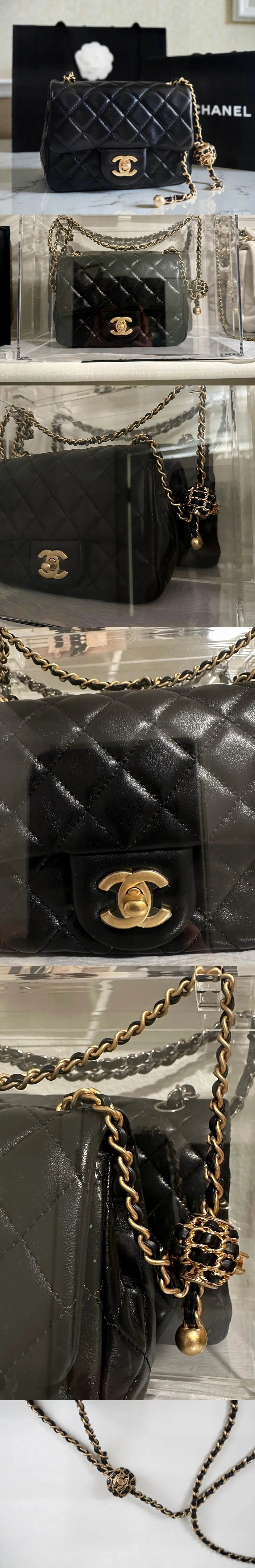 새상품/풀세트 샤넬 펄크러쉬(골드볼) 미니 스퀘어(쁘띠삭) 블랙 금장
					의류/패션
					Los Angeles