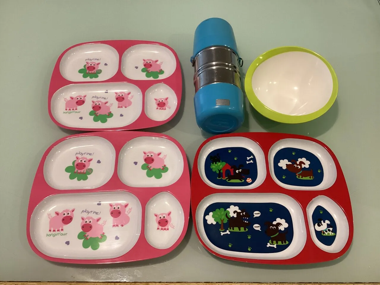 어린이 식판, 볼, 보온병 ( 전부 10불 )
					무빙세일
					한인타운