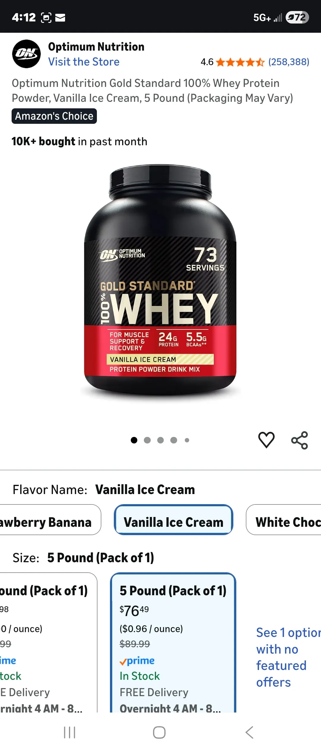 푸로틴 파우더
					운동/건강
					Los Angeles