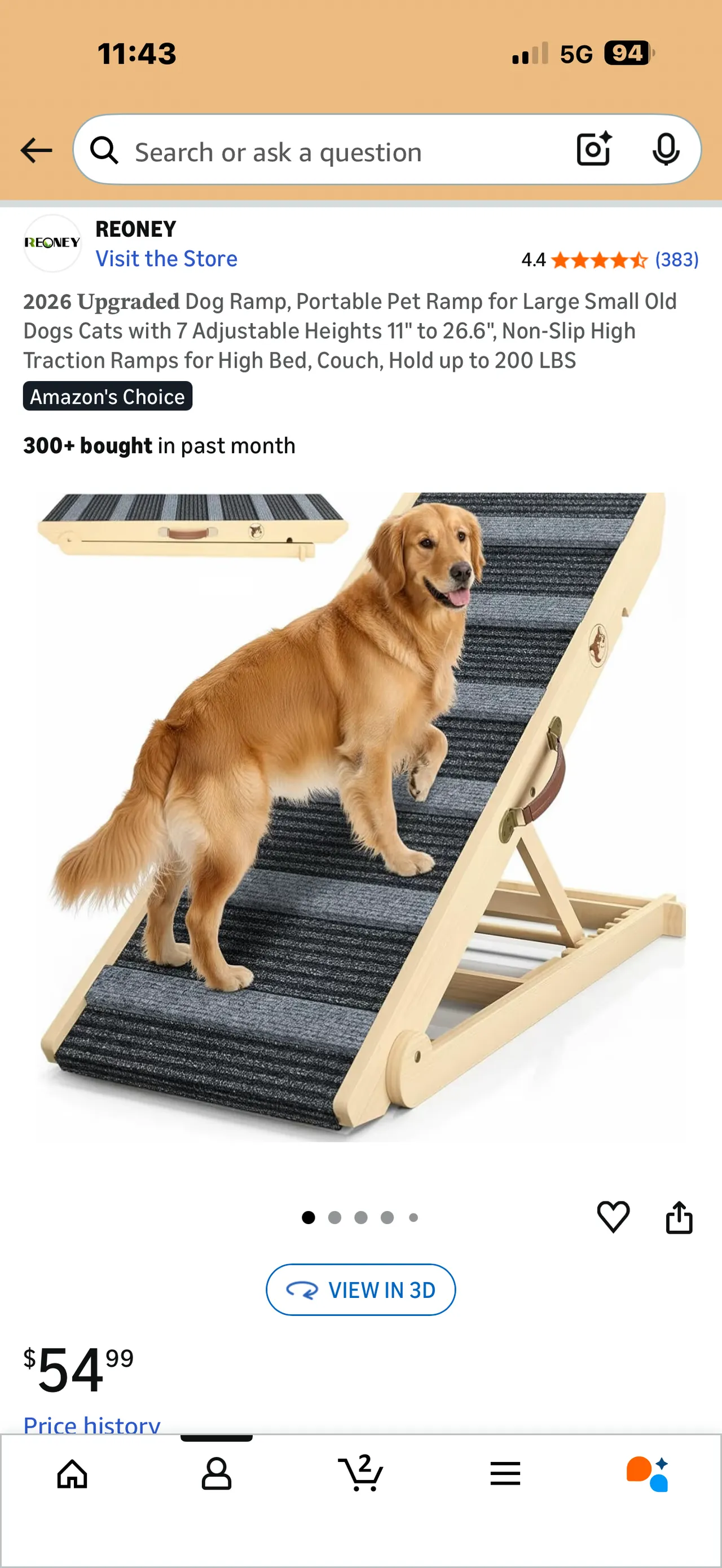 강아지 계단 ( ramp) new
					무빙세일
					Los Angeles