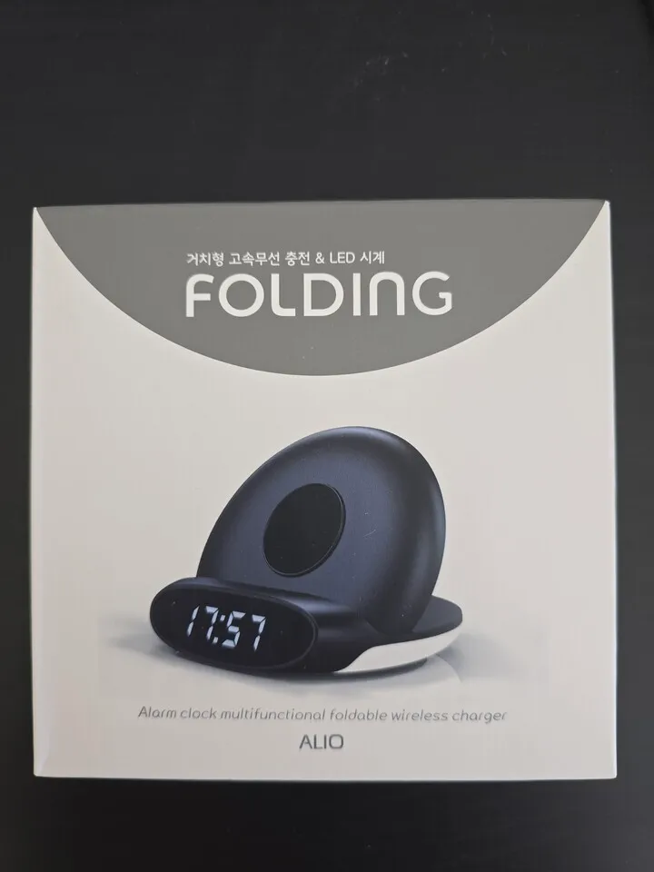 거치형 무선충전기 + LED 시계 (FOLDING, 새상품)
					무빙세일
					LA