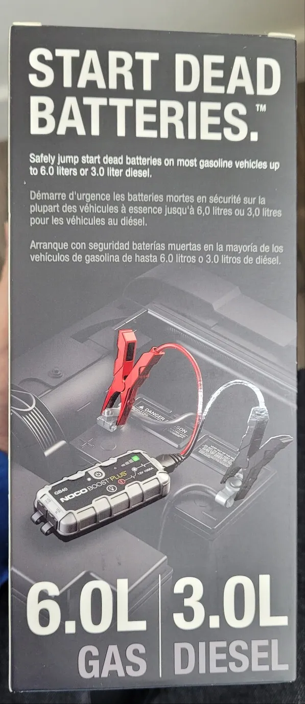 휴대용 Charger 점프 케이블 - 새것
					전자/가전
					Buena Park