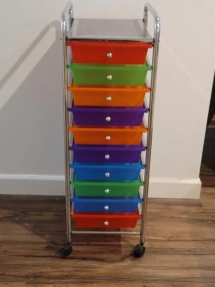 10단 이동식 수납 카트 (다양한 컬러) 깨끗함
					무빙세일
					Oc 부에나팍