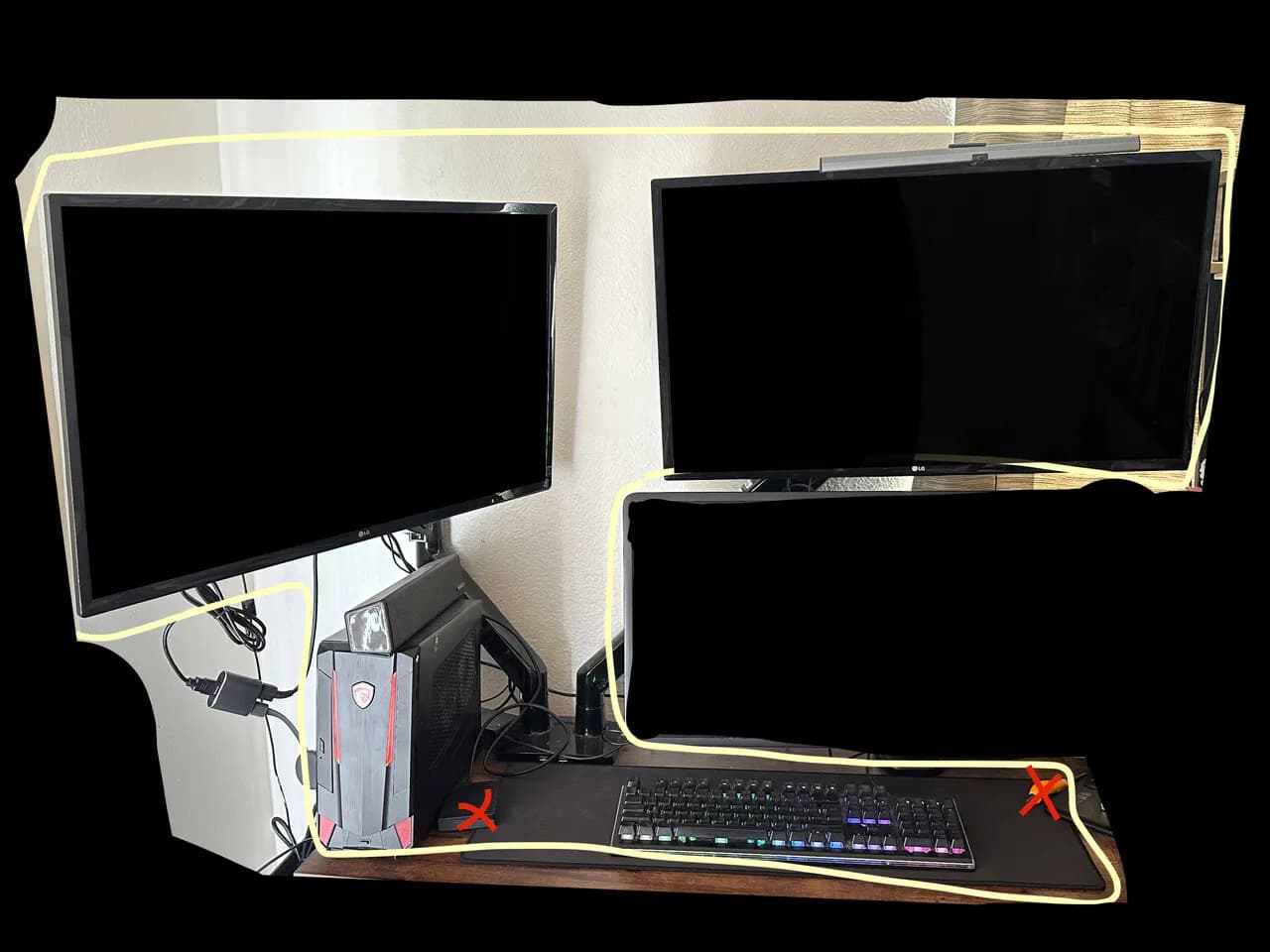 게이밍 데스크탑 +32인치 모니터 2개, 모니터암, 마우스, 키보드, 스피커, 장패드
					전자/가전
					Pasadena