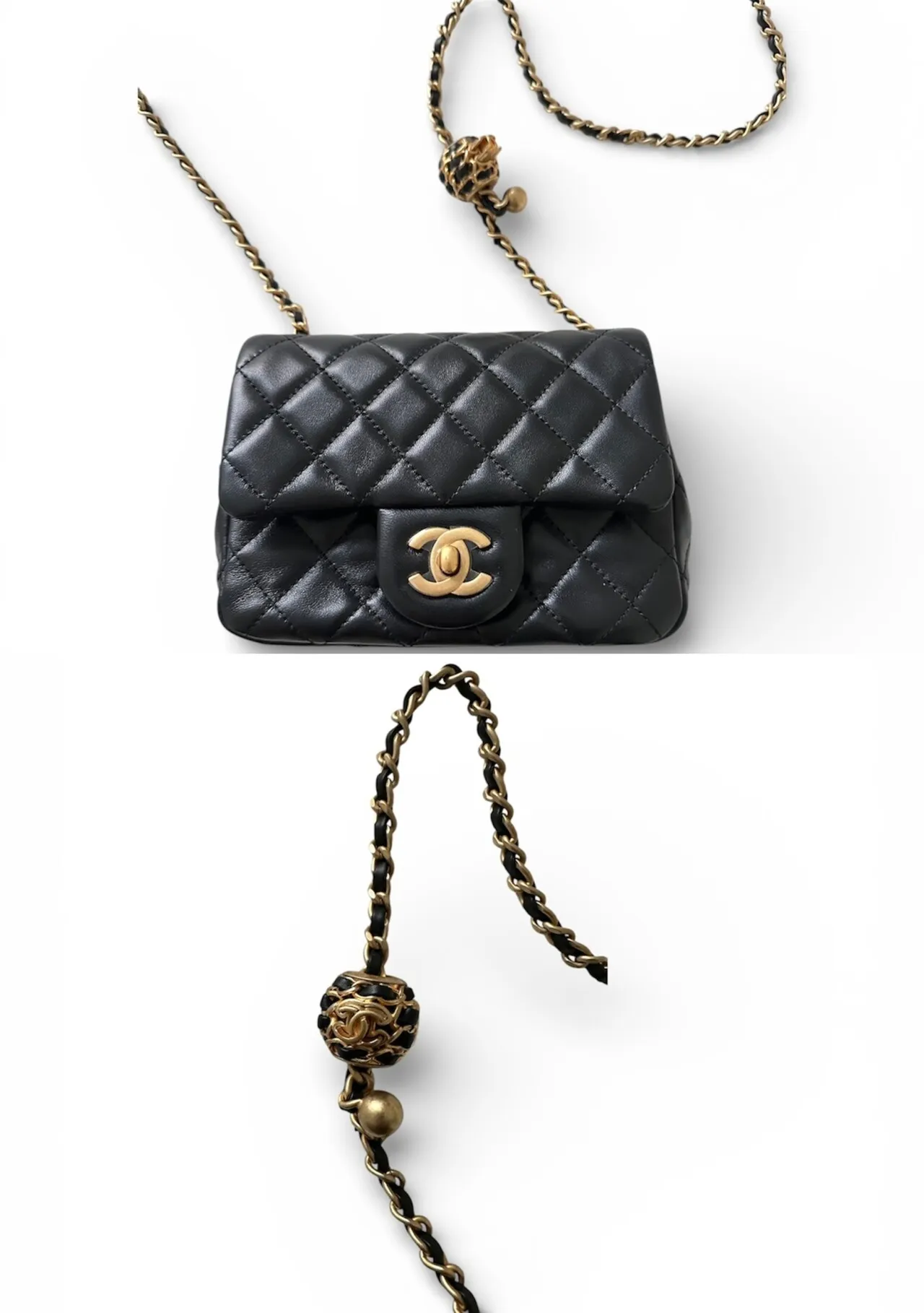 새상품/풀세트 샤넬 펄크러쉬(골드볼) 미니 스퀘어(쁘띠삭) 블랙 금장
					의류/패션
					Los Angeles