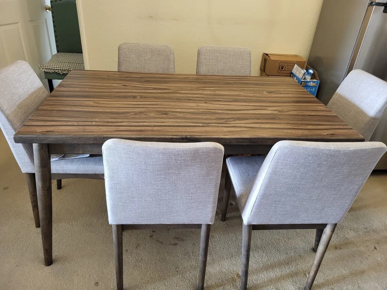 George Oliver Azra 식탁 세트 (식탁+의자 6개) 급하게팝닏
					무빙세일
					Glendale