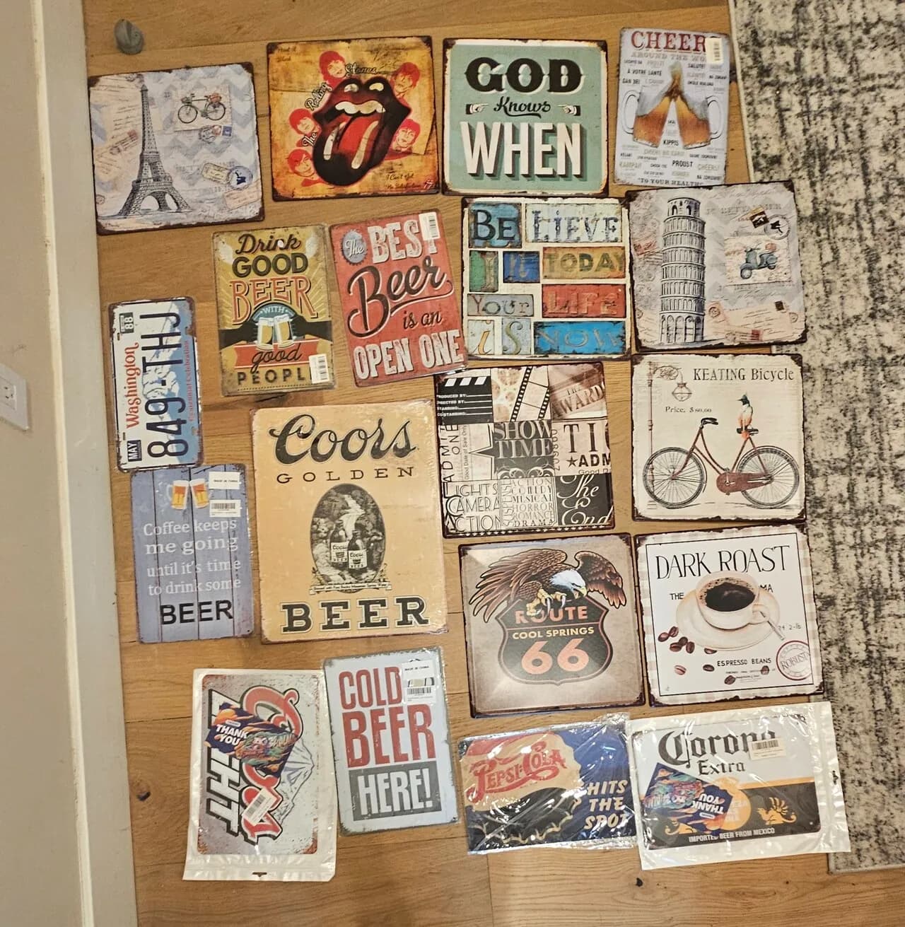 19개 메탈 맥주, 음료 벽장식 인테리어 월데코
					무빙세일
					Los Angeles