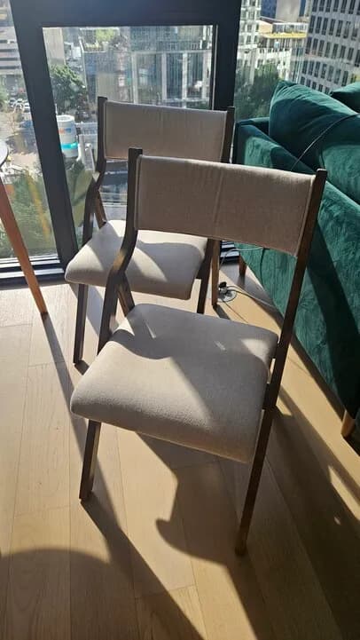 폴딩 다이닝 체어 두개 $80
					무빙세일
					Los Angeles