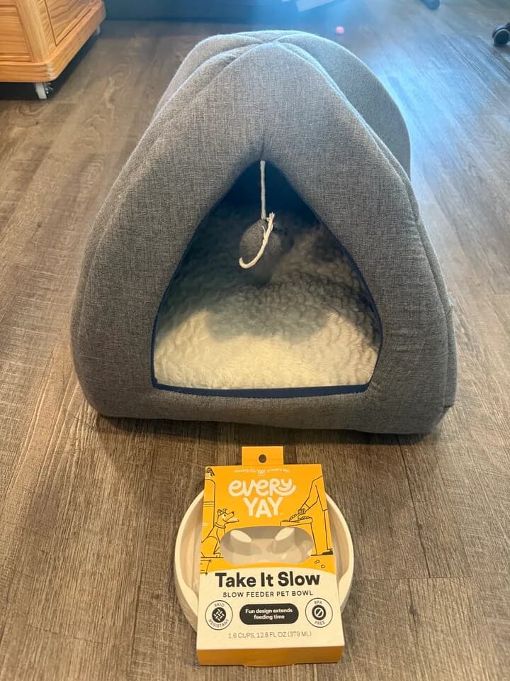 고양이 집과 천천히 밥먹게 도와주는 밥그릇
					기타
					LA