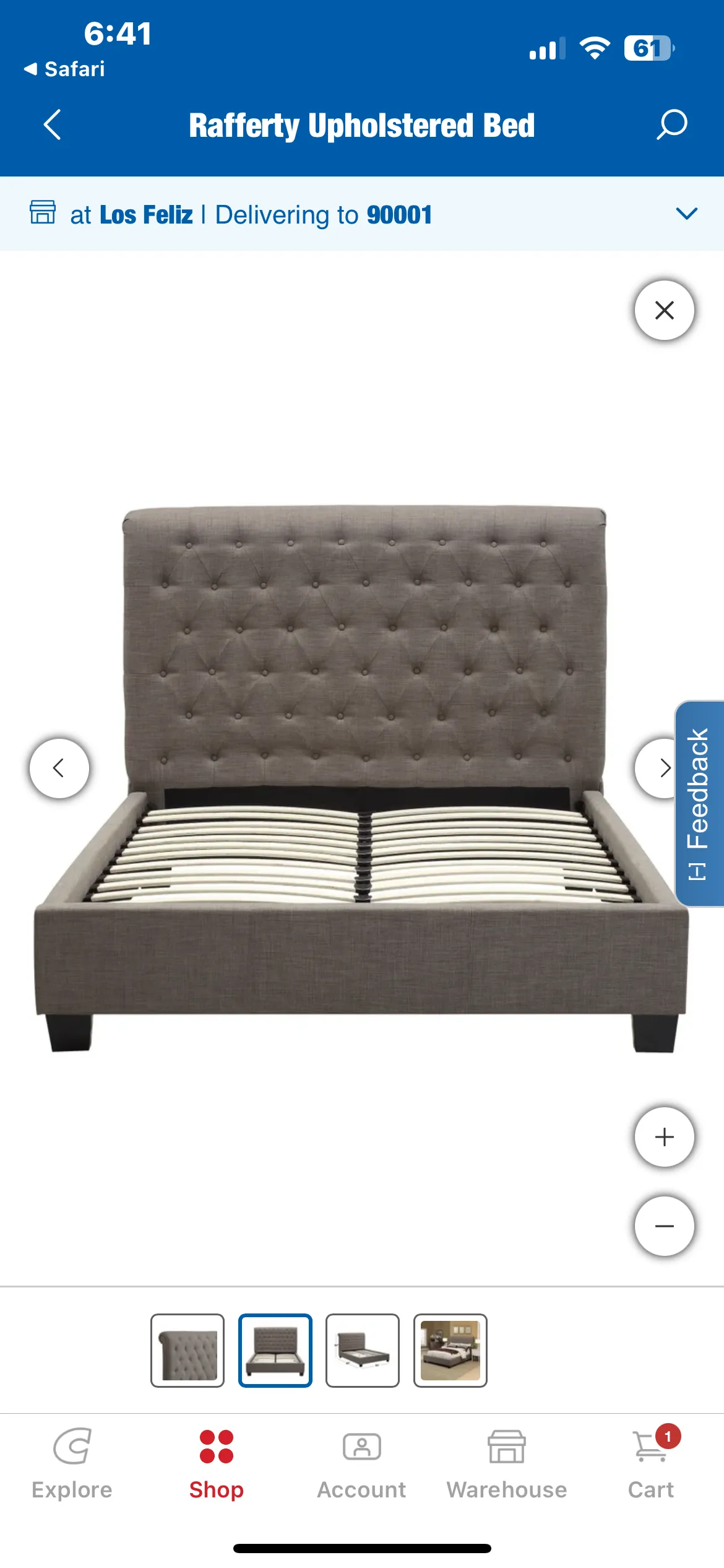 costco brand king size frame 팝니다
					가구
					Los Angeles