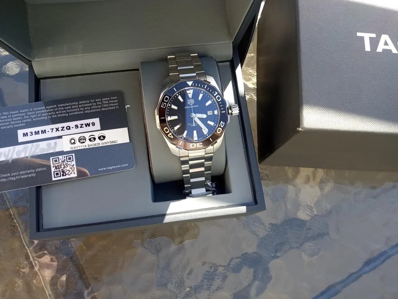 Tag Heuer Aquaracer 41mm Quartz Black Bezel
					의류/패션
					오렌지카운티