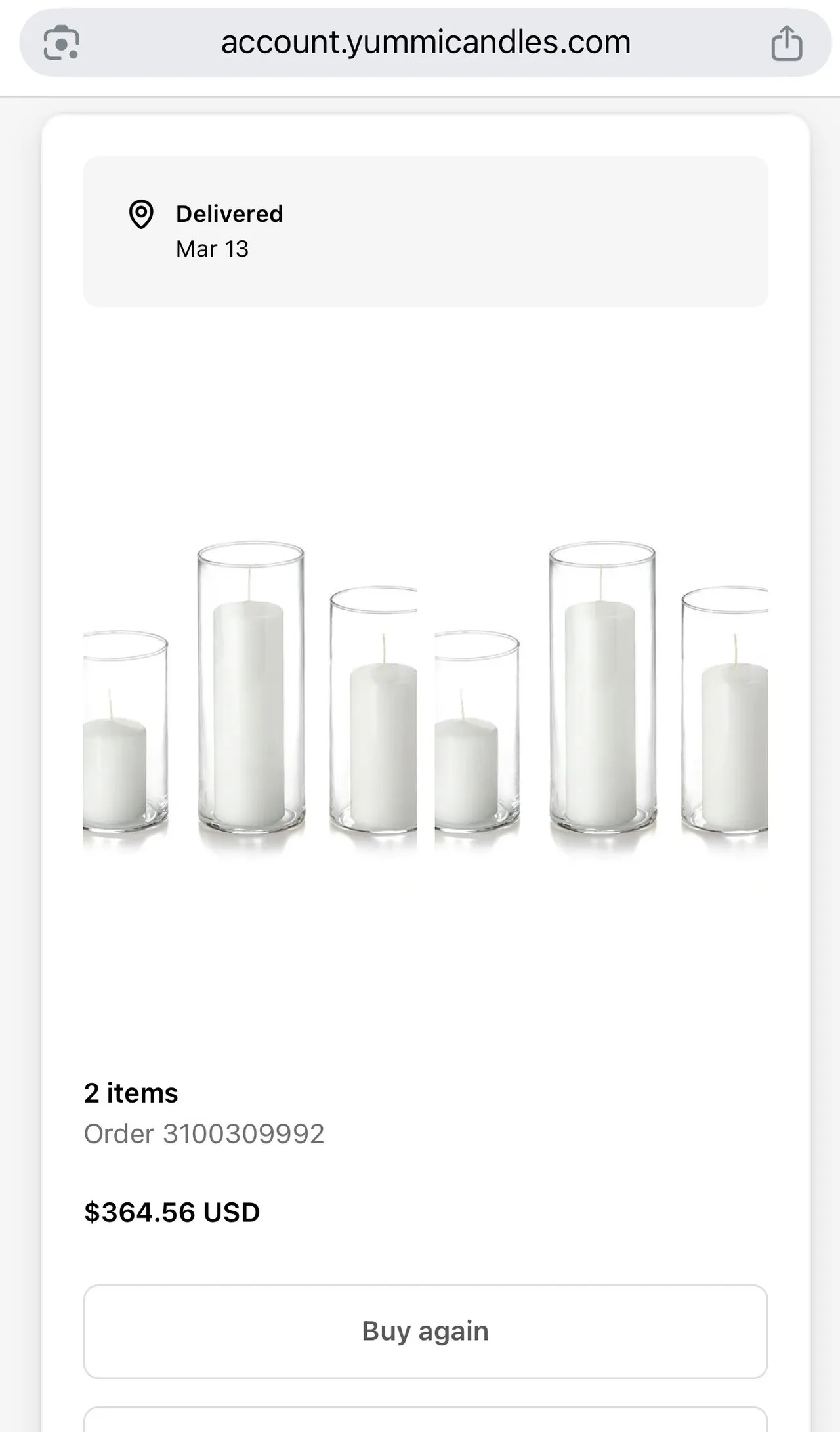 결혼식날 사용했던 캔들 양초
					무빙세일
					Los Angeles