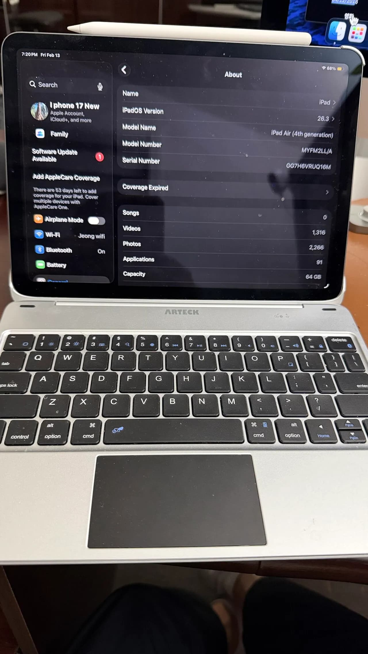 I Pad Air
					전자/가전
					Fullerton