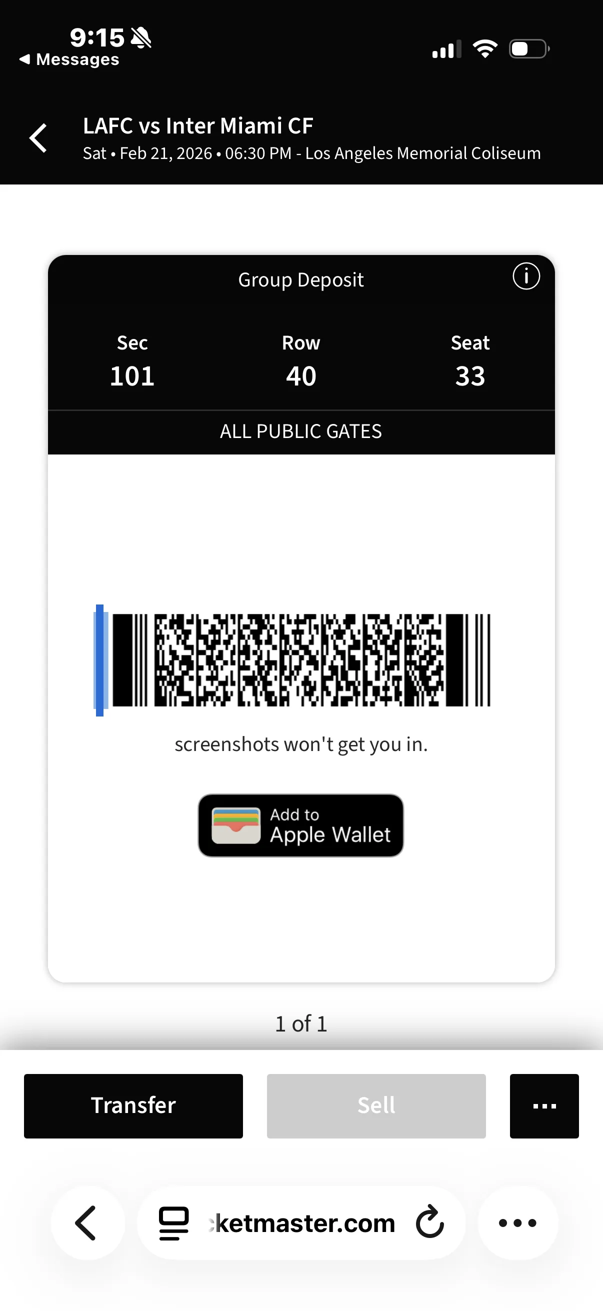 LAFC 손흥민선수 경기 21일 630 티켓 한장 있어요
					기타
					Los Angeles