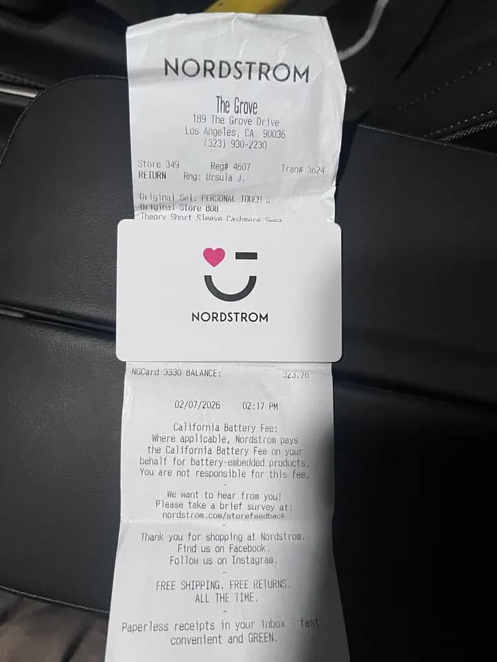 놀스트롬기프트카드$323.76
					기타
					La K Town