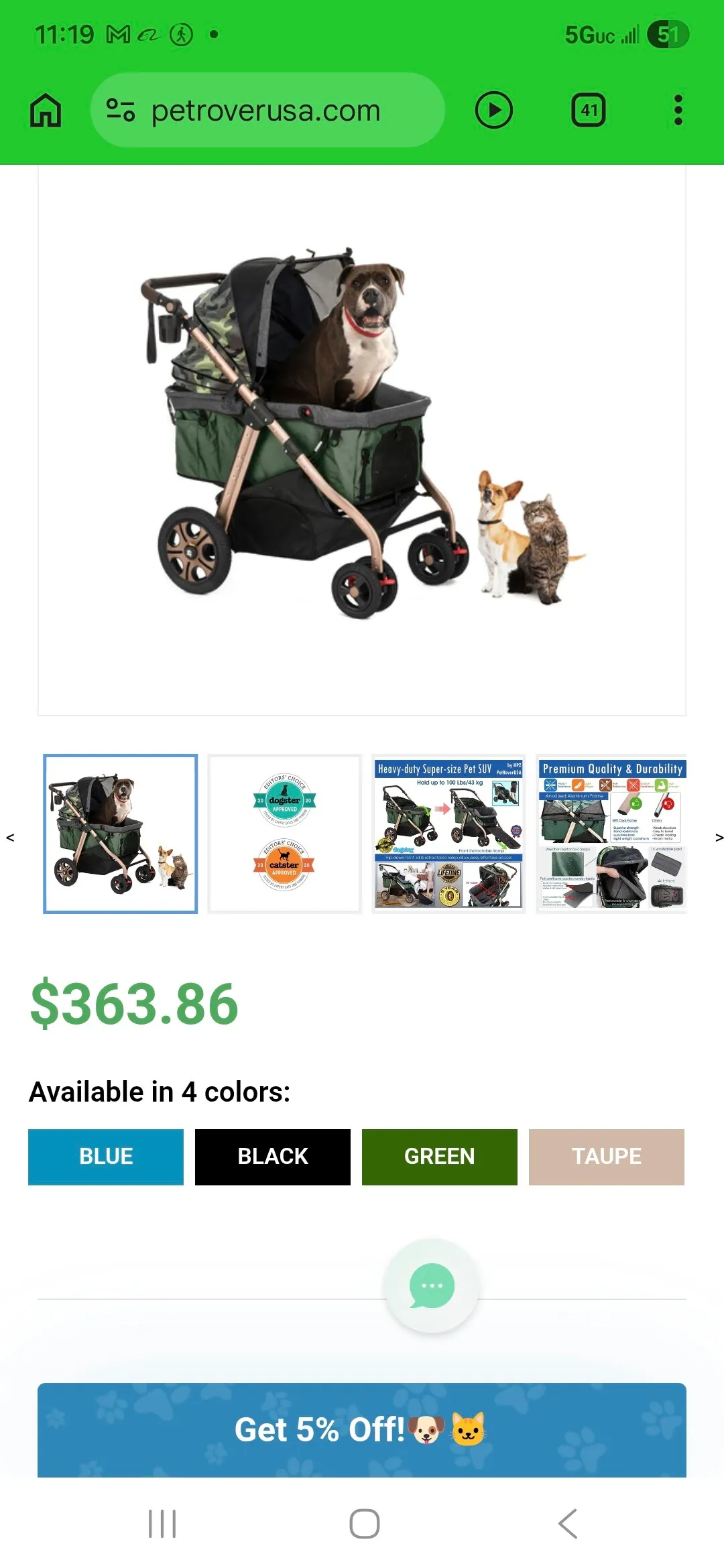 개 유모차 새거팔아요 Petrover USA
					무빙세일
					Los Angeles