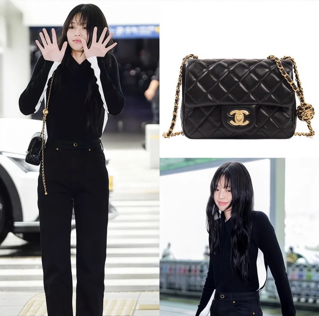 새상품/풀세트 샤넬 펄크러쉬(골드볼) 미니 스퀘어(쁘띠삭) 블랙 금장
					의류/패션
					Los Angeles