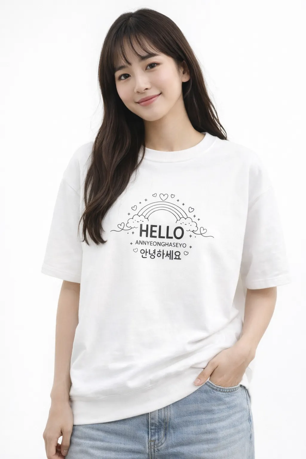 한국어가 그려진 귀여운 제품들이 있어요.
					의류/패션
					Los Angeles