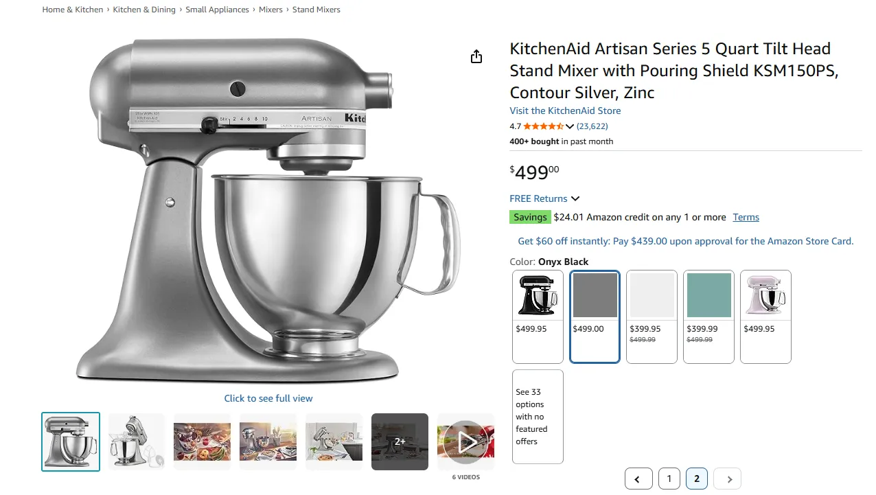 kitchenaid stand mixer 판매합니다
					전자/가전
					Los Angeles