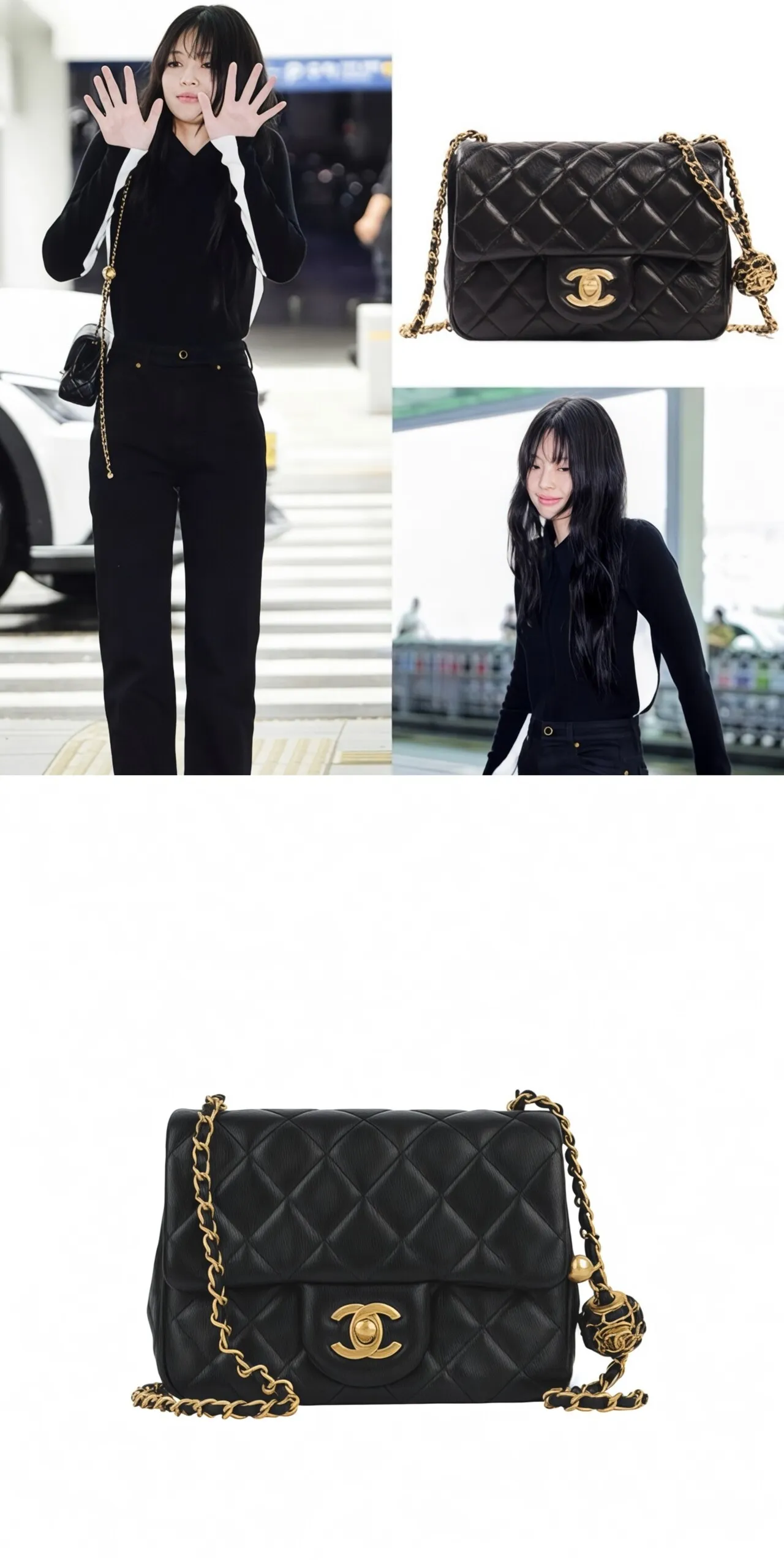 새상품/풀세트 샤넬 펄크러쉬(골드볼) 미니 스퀘어(쁘띠삭) 블랙 금장
					의류/패션
					Los Angeles