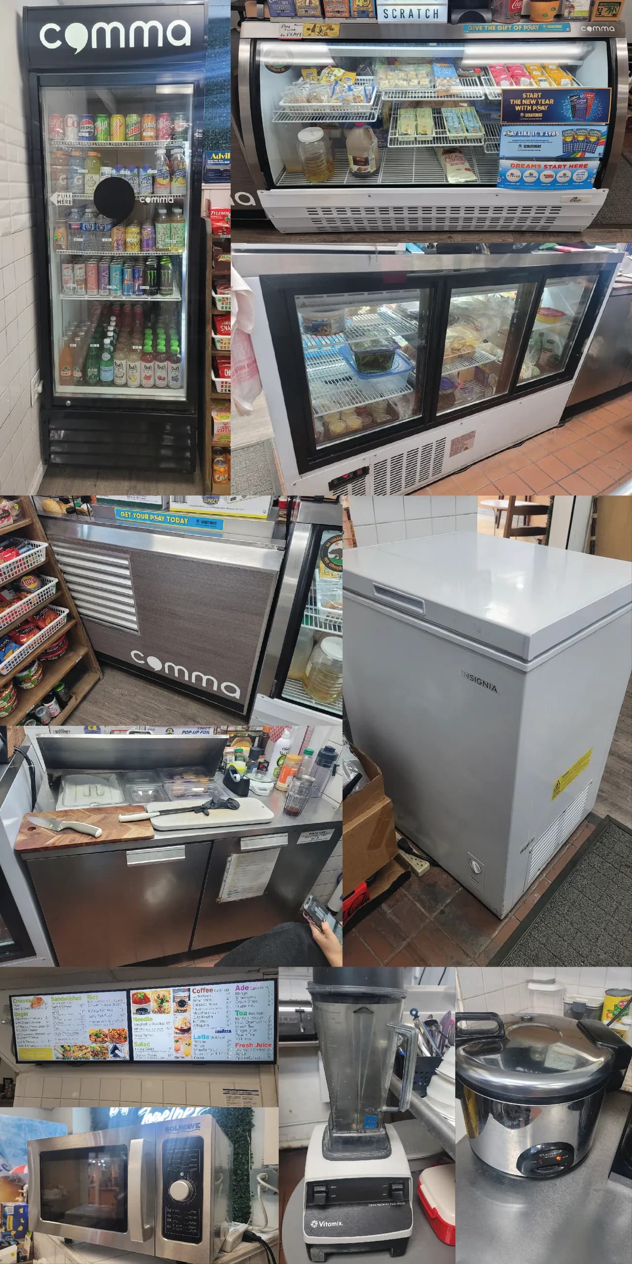Sandwich shop equipment for sale Prep table & more
					무빙세일
					Los Angeles