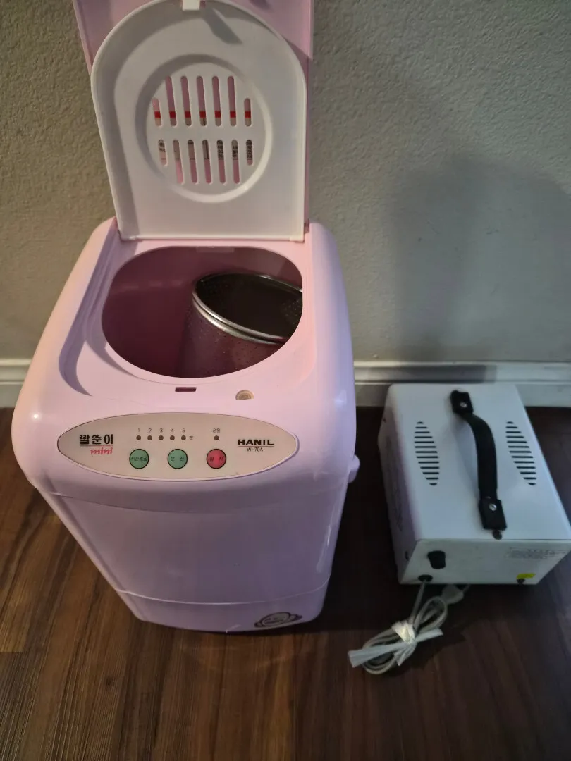 가정용 식재료 탈수기(미니 짤순이) + 변압기
					전자/가전
					로스엔젤레스