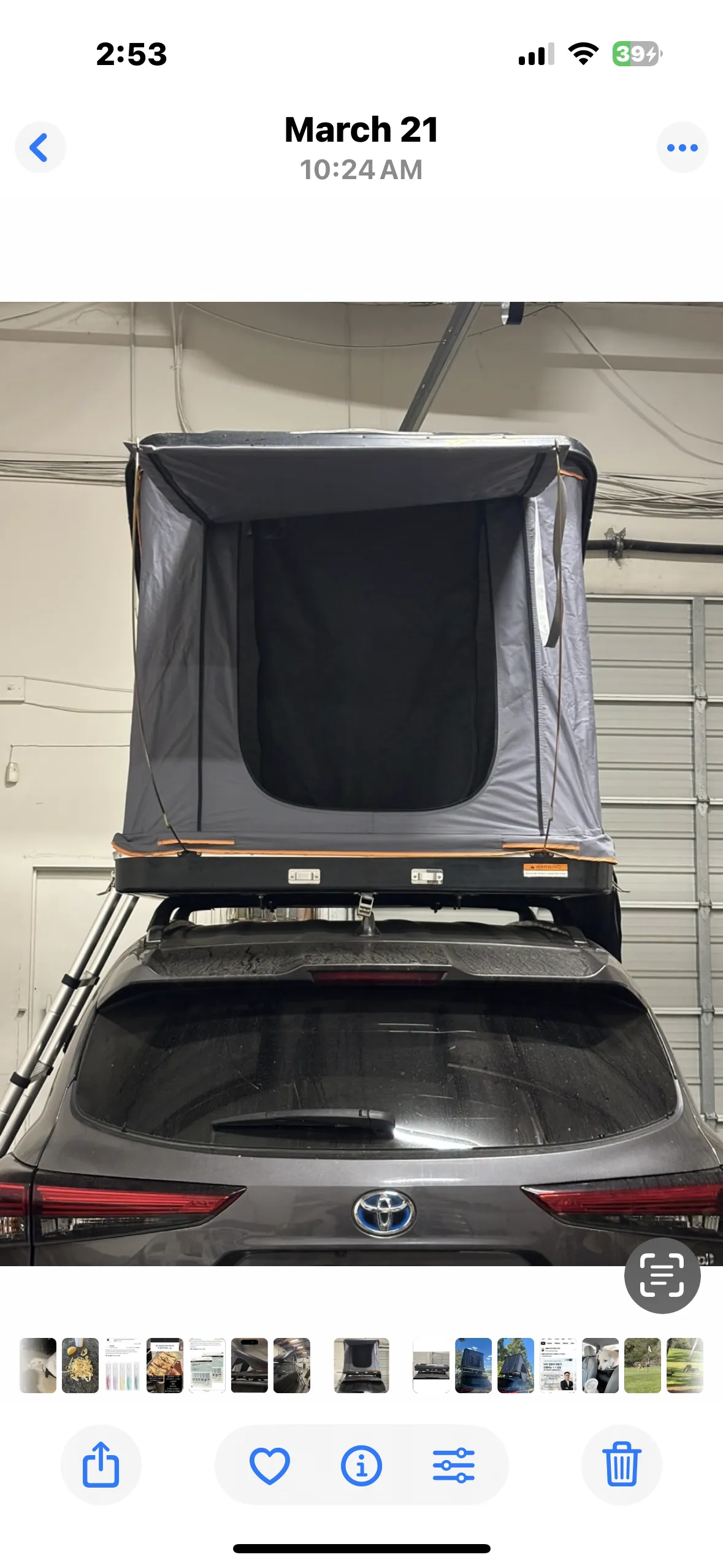 Rooftop Tent
					운동/건강
					Fullerton,ca