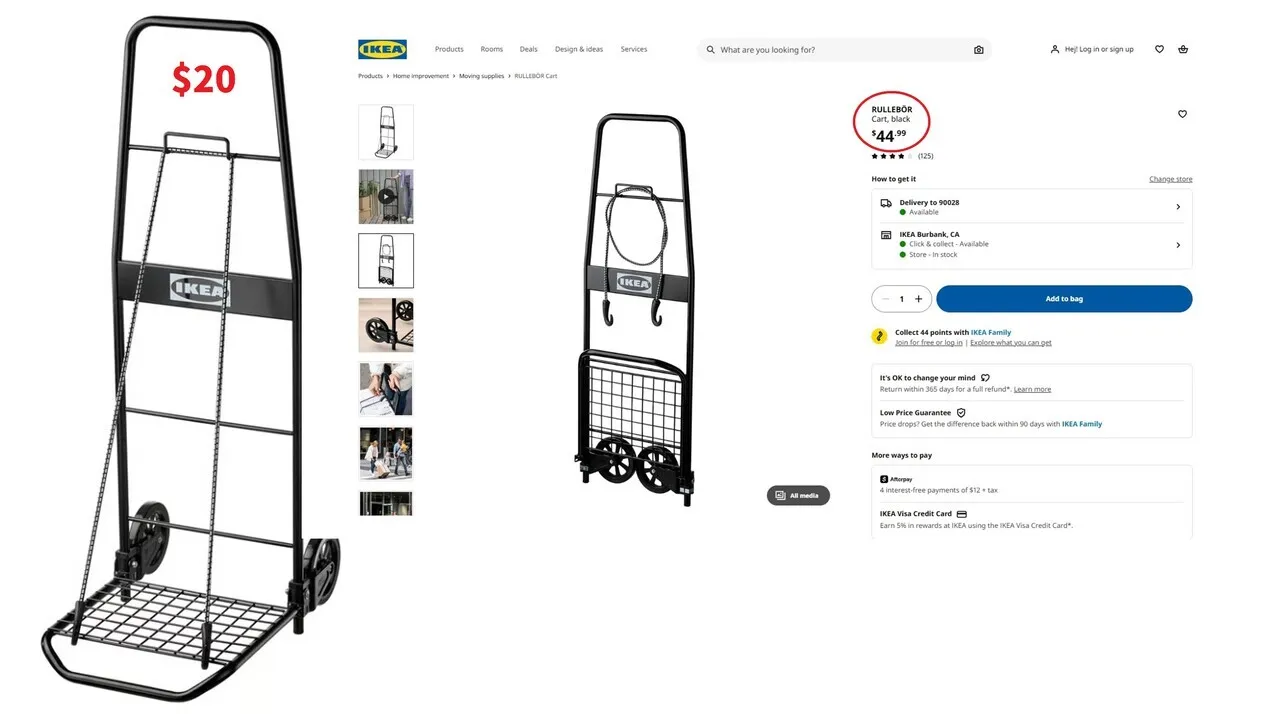 물건 운반할 때 사용하는 카트
					무빙세일
					LA