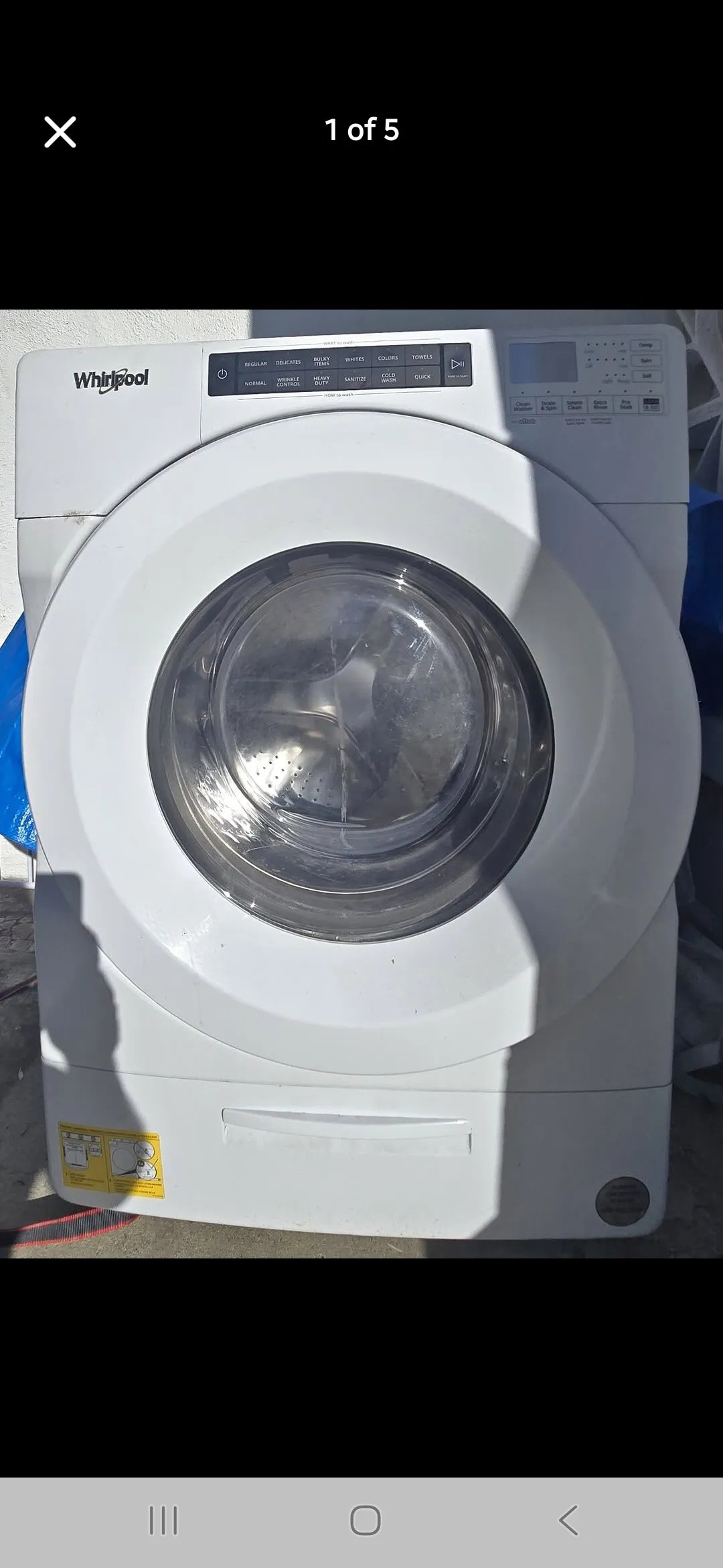 월풀 세탁기.건조기
					전자/가전
					La Puente