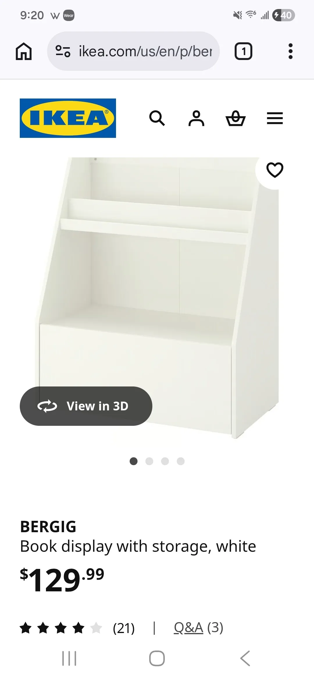 깨끗한 Ikea 어린이 책장 팝니다.
					가구
					Los Angeles