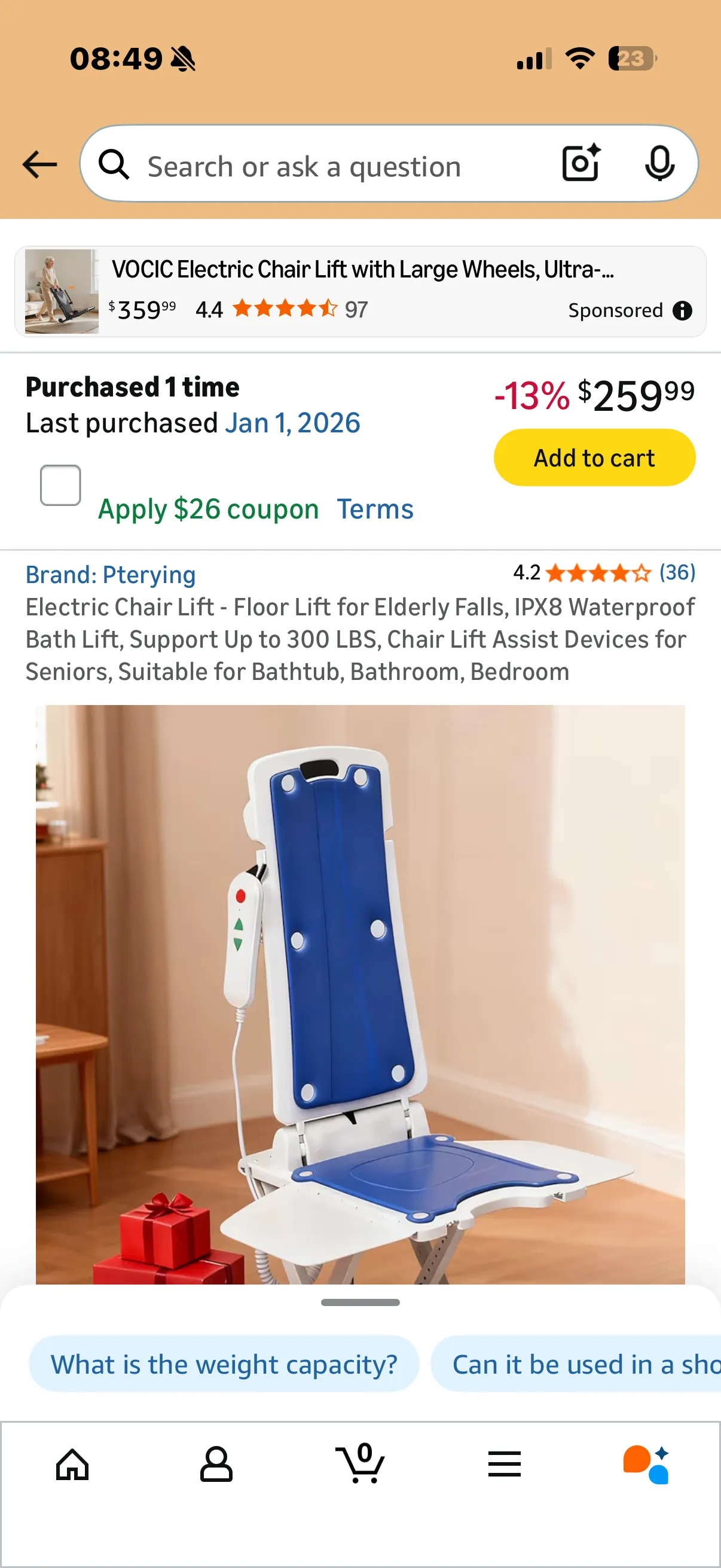 남어졌을때 일어서는 의자
					무빙세일
					Vannuys