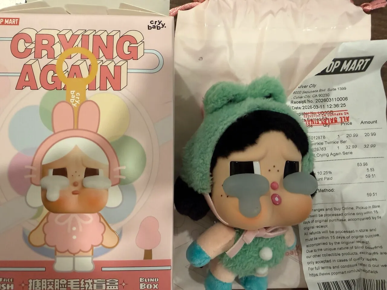 팝마트 크라잉베이비
					의류/패션
					Los Angeles