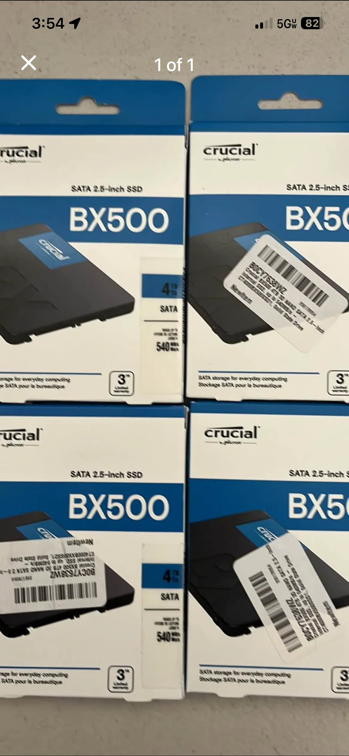 Crucial 4Tb SSD open 안한 새것
					전자/가전
					Torrance