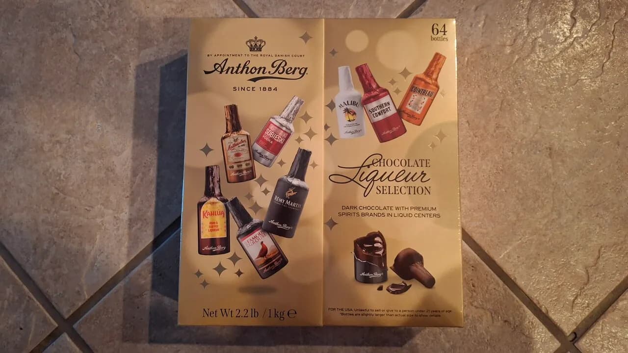 Anthon Berg Dark Chocolate Liqueur Bottles 64pcs Premium Filled Chocolates
					기타
					Torrance