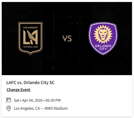 LAFC 홈경기 티켓
					기타
					Los Angeles