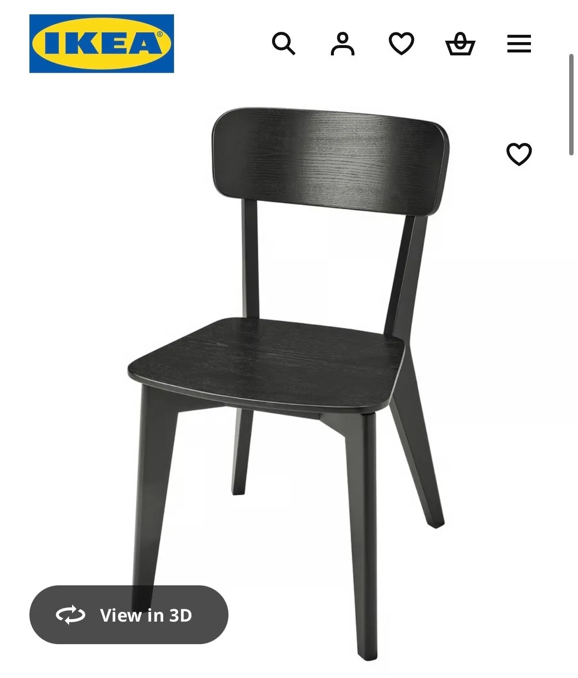 현재 IKEA 판매중인 새 의자 팝니다.
					가구
					OC