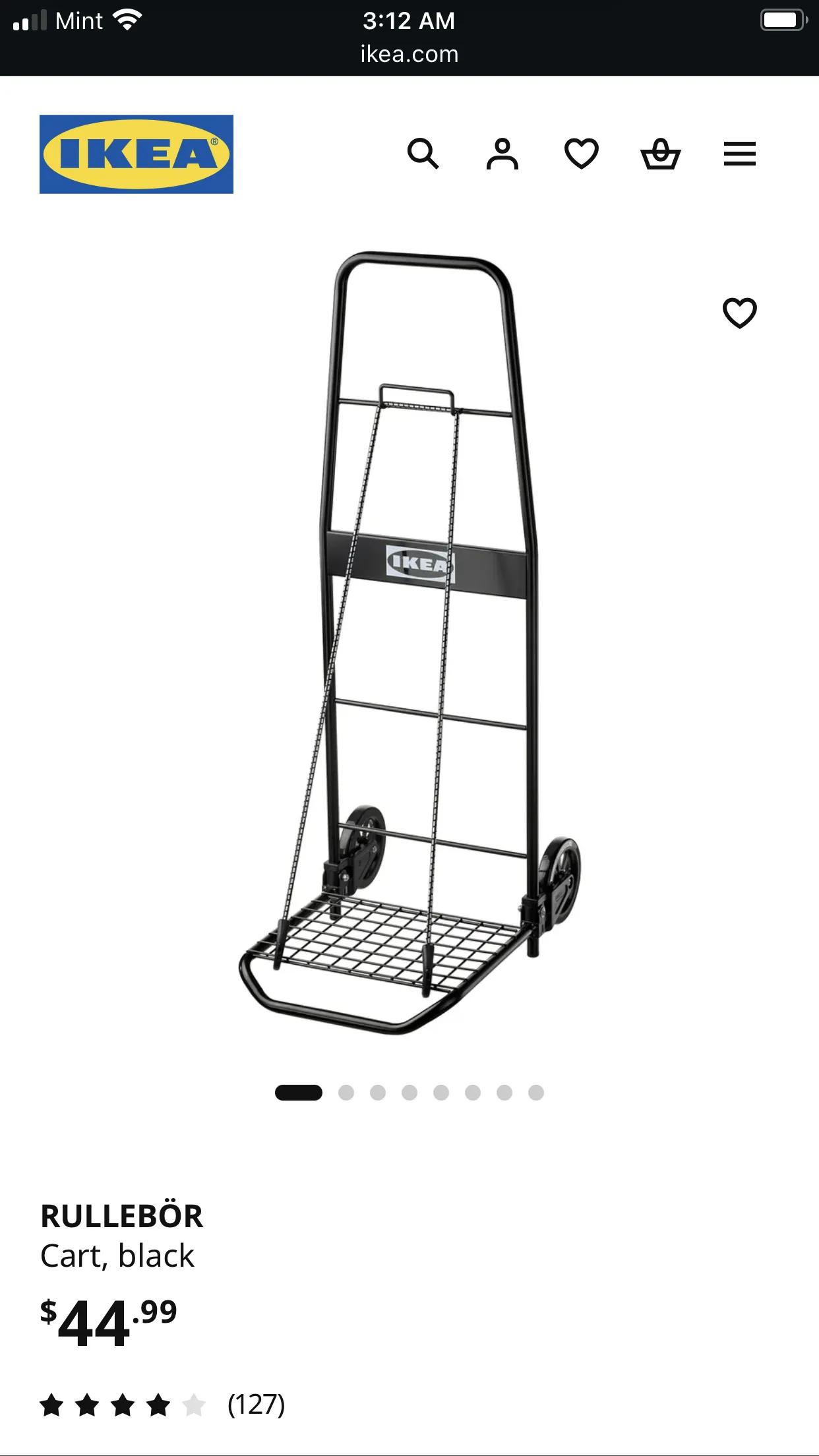 새 컨디션의 IKEA 무빙(쇼핑)카트와 웨건 카트
					무빙세일
					Los Angeles