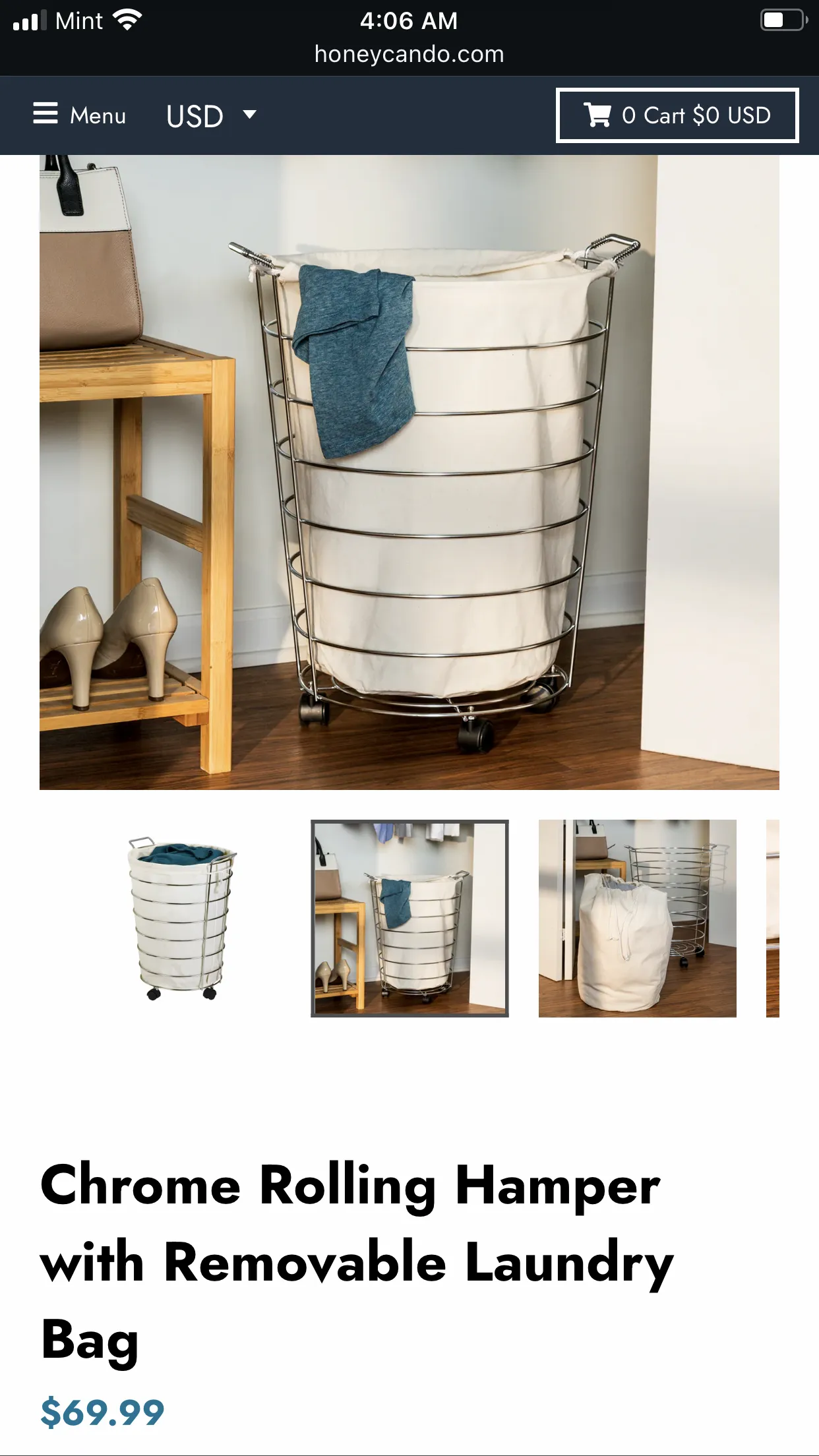 바퀴달린 캔버스 햄퍼(빨래 바구니)와 옷걸이 두 종류
					무빙세일
					Los Angeles