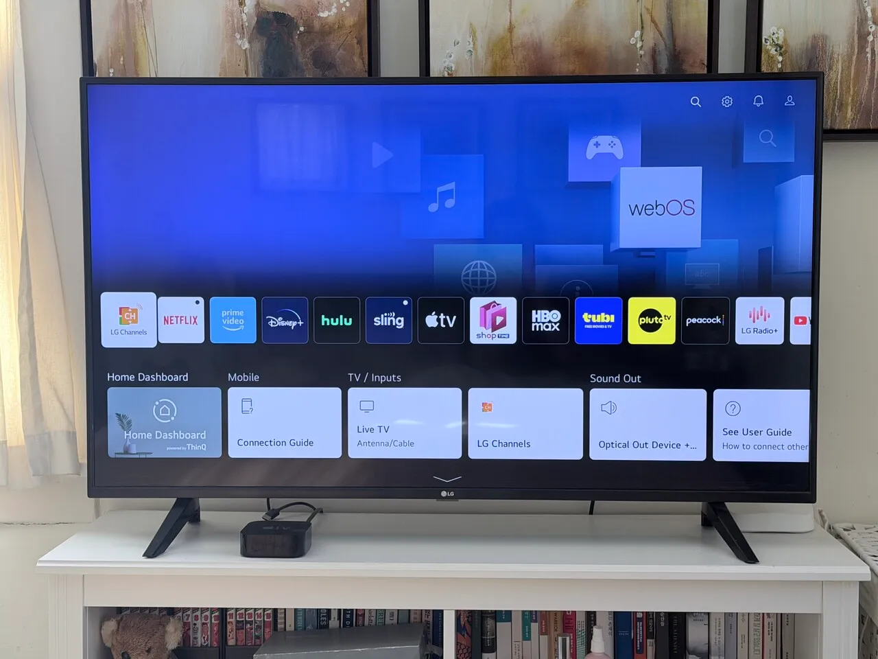 LG 50인치 4K 스마트 TV
					전자/가전
					LA